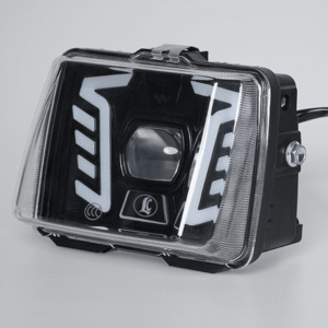 High‑brightness Wu Yang Series motorcycle LED square headlight, projector lens head lamp assembly