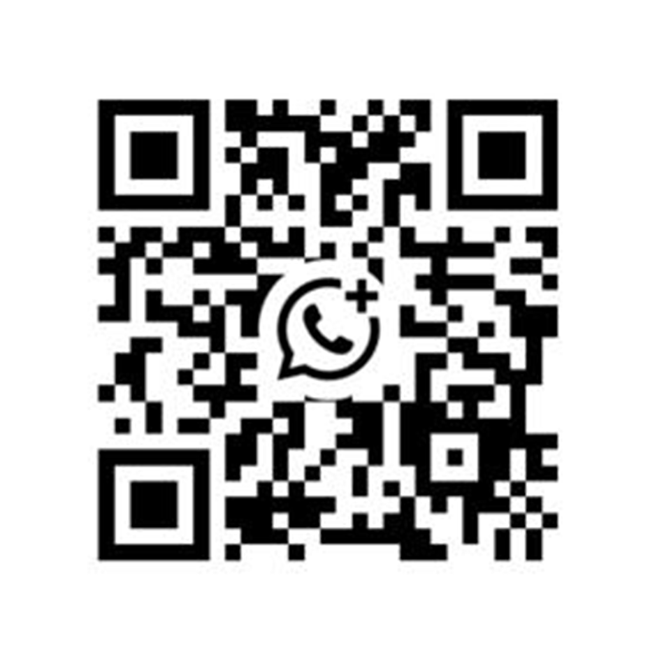 WhatsApp QR code, scan to chat with our sales team