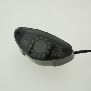 Boxer125 LED tail light side angle, black shell smoked cover rear tail lamp replacement part