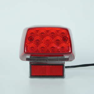 GN125 LED motorcycle tail light red lens off, rear stop taillight assembly for GN125