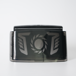 Motorcycle rear brake light smoke cover, custom logo available